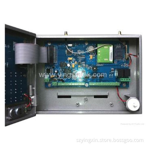 GSM alarm system, user-friendly icons for LED indicators, functional buttons